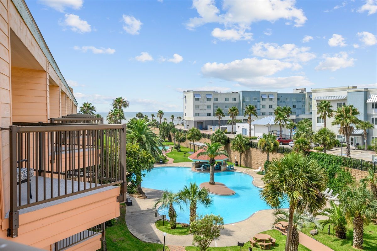 view from Galveston rental